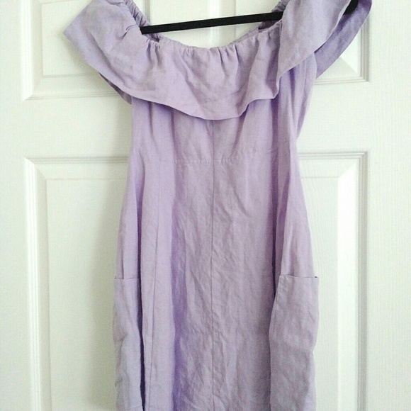 Reformation Botanica Dress Lavender Purple Mini - Picture 3 of 6